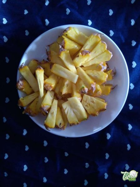 cách gọt dứa