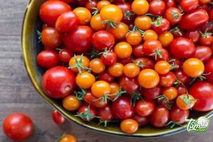 cà chua bi ăn sống