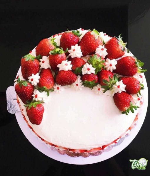 cách làm bánh dâu tây không cần lò nướng